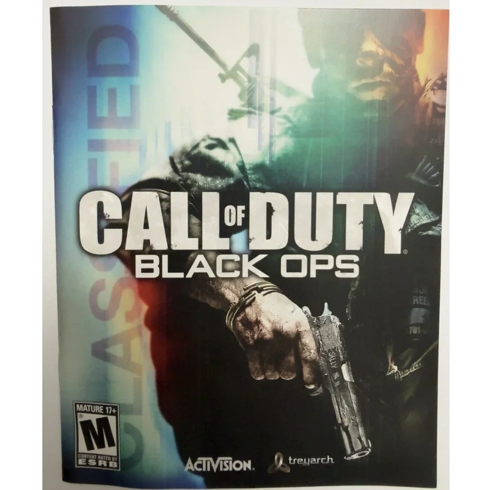 Call of‎ Duty Black Ops (Sony PlayStation 3, 2010) PS3 CIB Case Disc Insert